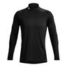 Coldgear Fitted Crew Longsleeve Heren - zwart, 