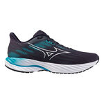 Mizuno Hardloopschoenen Mizuno Wave Inspire 21 Stabiliteitsschoen Heren-Donkergrijs,Turkoois