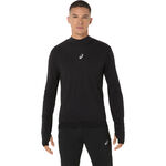 ASICS Kleding ASICS Road Winter Seamless Hardloopshirt Heren - zwart, 