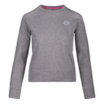 BIDI BADU Kleding BIDI BADU Mirella Basic Crew Sweatshirt Dames-Lichtgrijs,Wit
