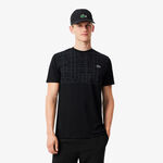 Lacoste Kleding Lacoste Novak Djokovic T-shirt Heren-Zwart
