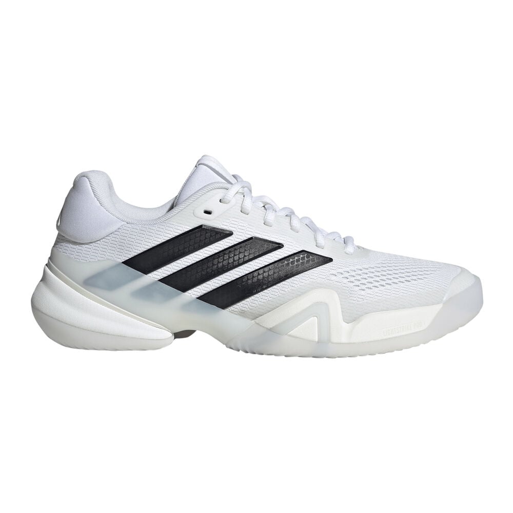 Adidas Barricade 14 Tennisschoenen Heren-wit, zwart