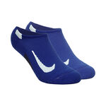 Nike Kleding Nike Multiplier No-Show Socks Hardloopsokken Verpakking 2 Stuks-Veelkleurig,Blauw