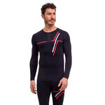 Falke Kleding Falke Warm  130 Years Hardloopshirt Heren - zwart, 