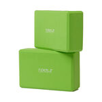 TOOLZ Fitnessaccessoires TOOLZ Yoga Block - (made of EVA Foam) Yogamat -groen