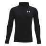 Tech 2.0 1/2 Zip Longsleeve Jongens-Zwart,Wit