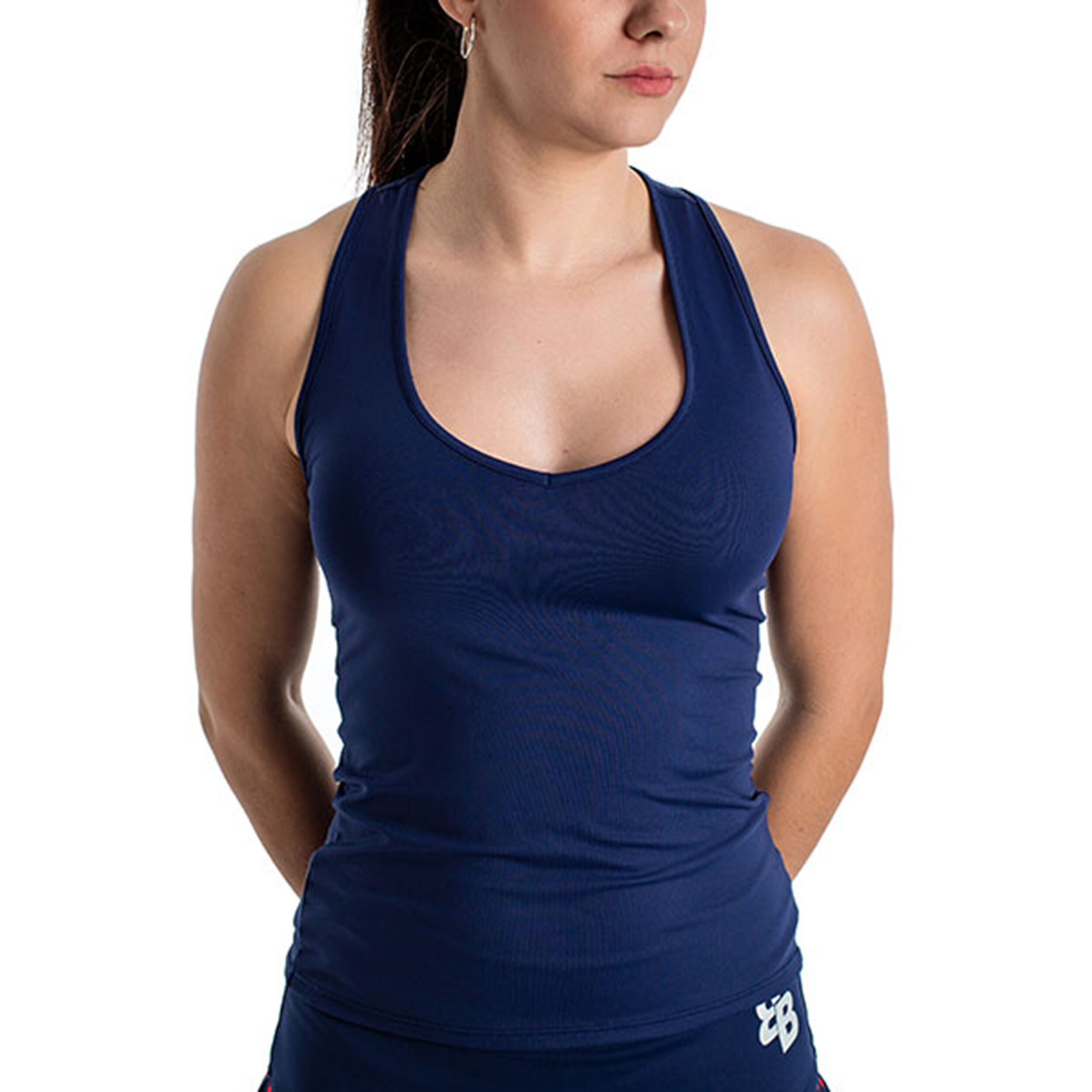 Buy BB by Belen Berbel Basic Tanktop Dames Donkerblauw online Tennis Point NL