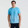 Performance Ombre T-shirt Heren-Lichtblauw