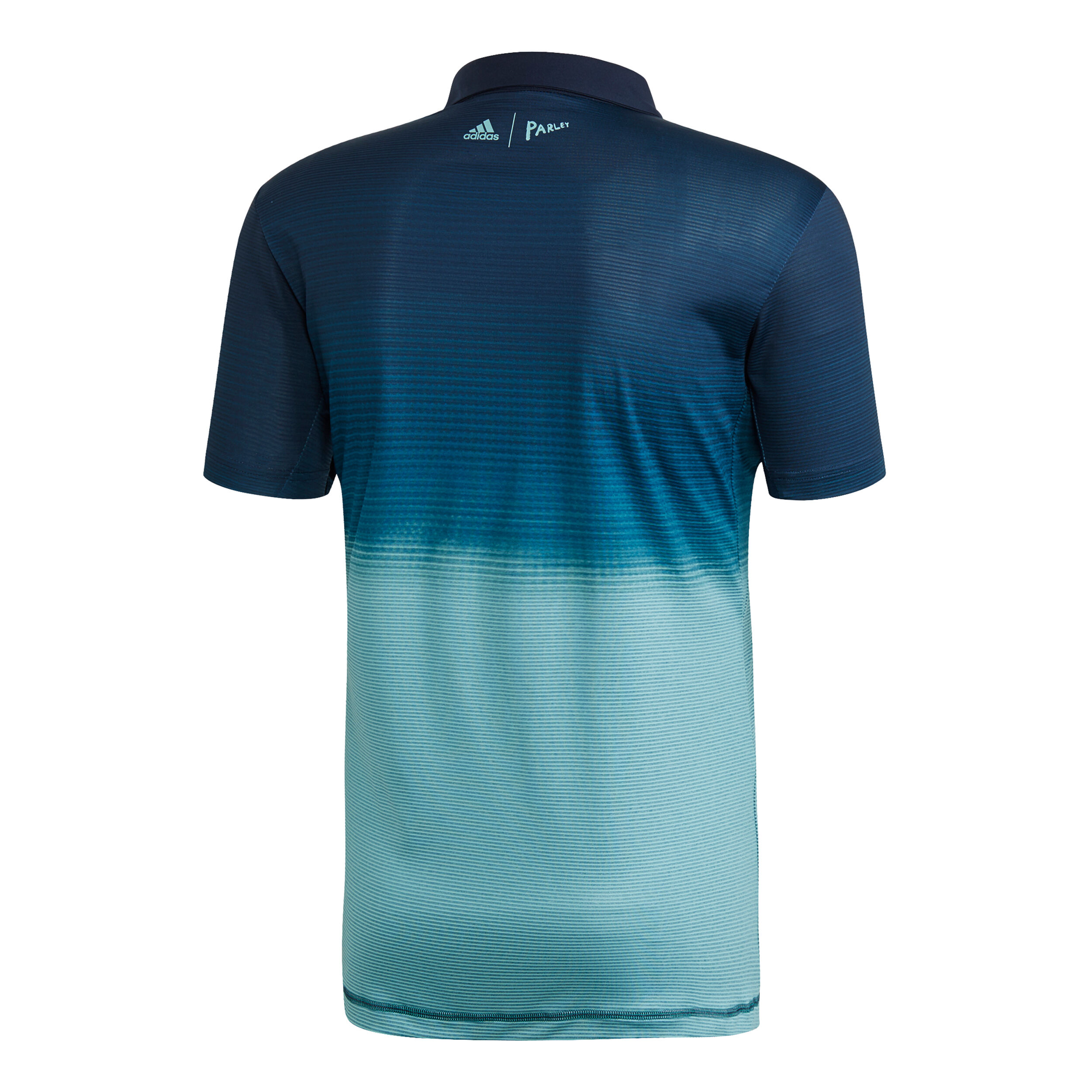 Parley Polo Heren Donkerblauw Mint