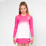 BIDI BADU Kleding BIDI BADU Crew Gradiant Longsleeve Meisjes-Pink,Wit