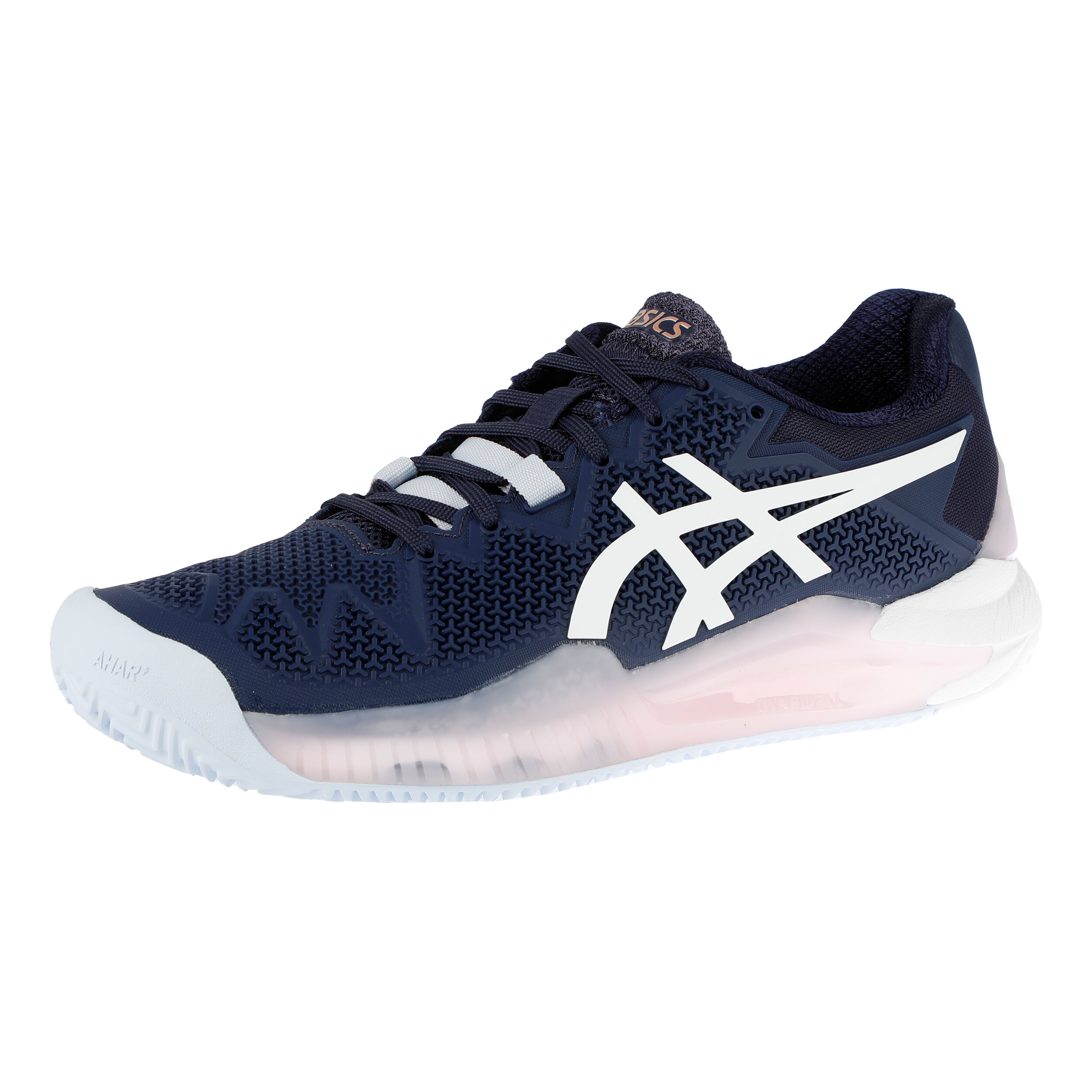 Gel Resolution 8 Clay Gravelschoen Dames Donkerblauw Wit