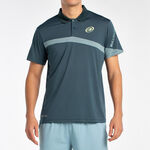 Bullpadel Kleding Bullpadel Lucir Polo Heren-Petrolblauw