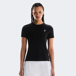 On Kleding On Court T-shirt Dames - zwart, veelkleurig