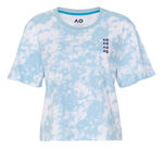Australian Open Kleding Australian Open AO Tie Dye Cropped T-shirt Dames-Lichtblauw,Wit