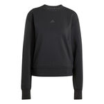 adidas Kleding adidas D4T Knit Crew Sweatshirt Dames-zwart