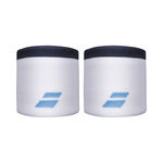 Babolat Kleding Babolat Logo Zweetband Unisex - wit, lichtblauw