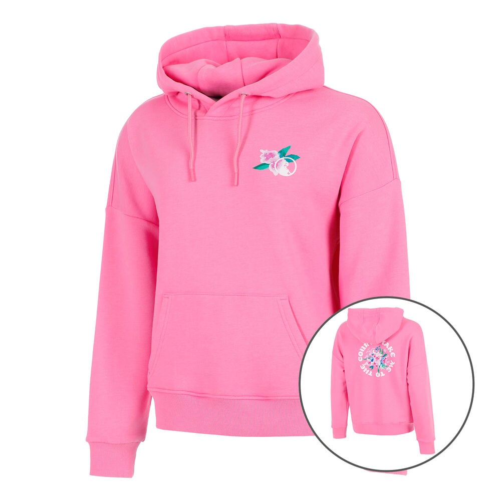 Quiet Please Crush TMTTC Sweater met capuchon Dames-pink, wit