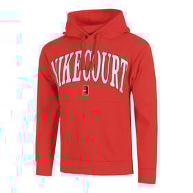 Afbeelding van Court Dri-FIT Fleece High Rise Sweater Met Capuchon Heren-Rood