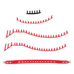 Yonex Toebehoren voor rackets Yonex Vcore 95 Scarlet Set snaarbeschermers 