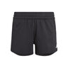 Training Icons 3 Stripes Knitted Shorts Meisjes - zwart, wit