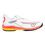Mizuno Tennisschoenen Mizuno Wave Exceed Tour 6 Allcourt Schoen Heren-Wit,Koraal