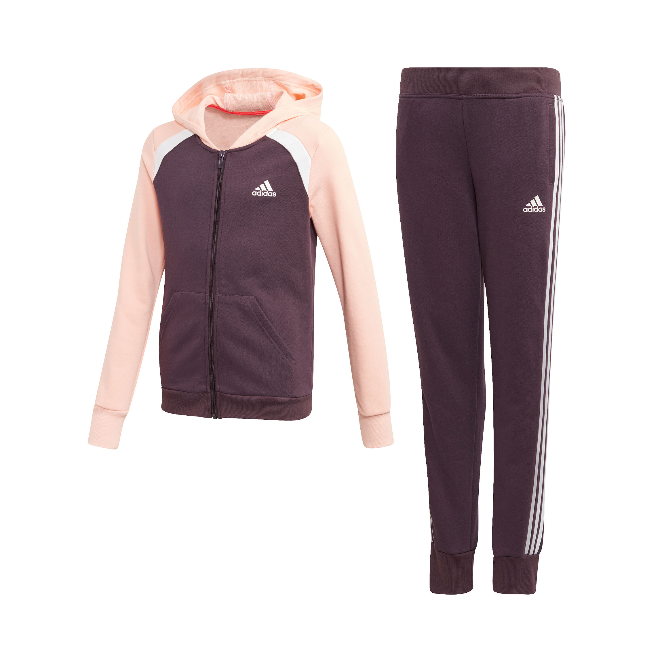 Buy adidas Hooded Trainingspak Meisjes Roze Koraal online Tennis Point NL