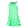 Flounce Jurk Dames - groen, wit