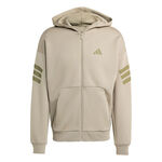 adidas Kleding adidas 3Stripes Full-Zip Trainingsjack Heren-beige