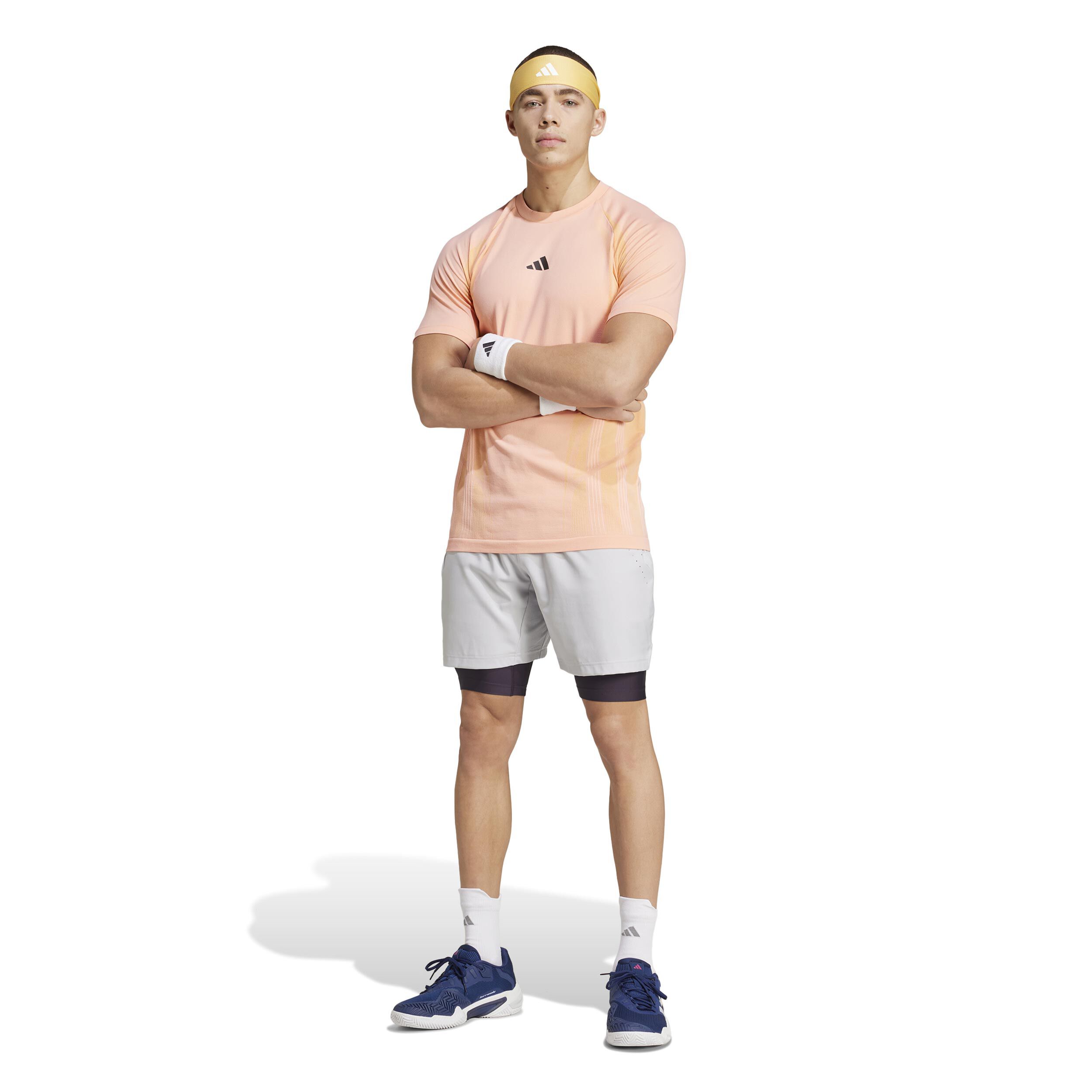 Adidas shirt heren abrikoos hot sale