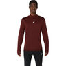 Road Winter Seamless Hardloopshirt Heren - wijnrood, 