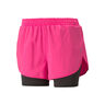 Run Favorite Woven 2in1 3in Hardloopshorts Dames - pink, zwart