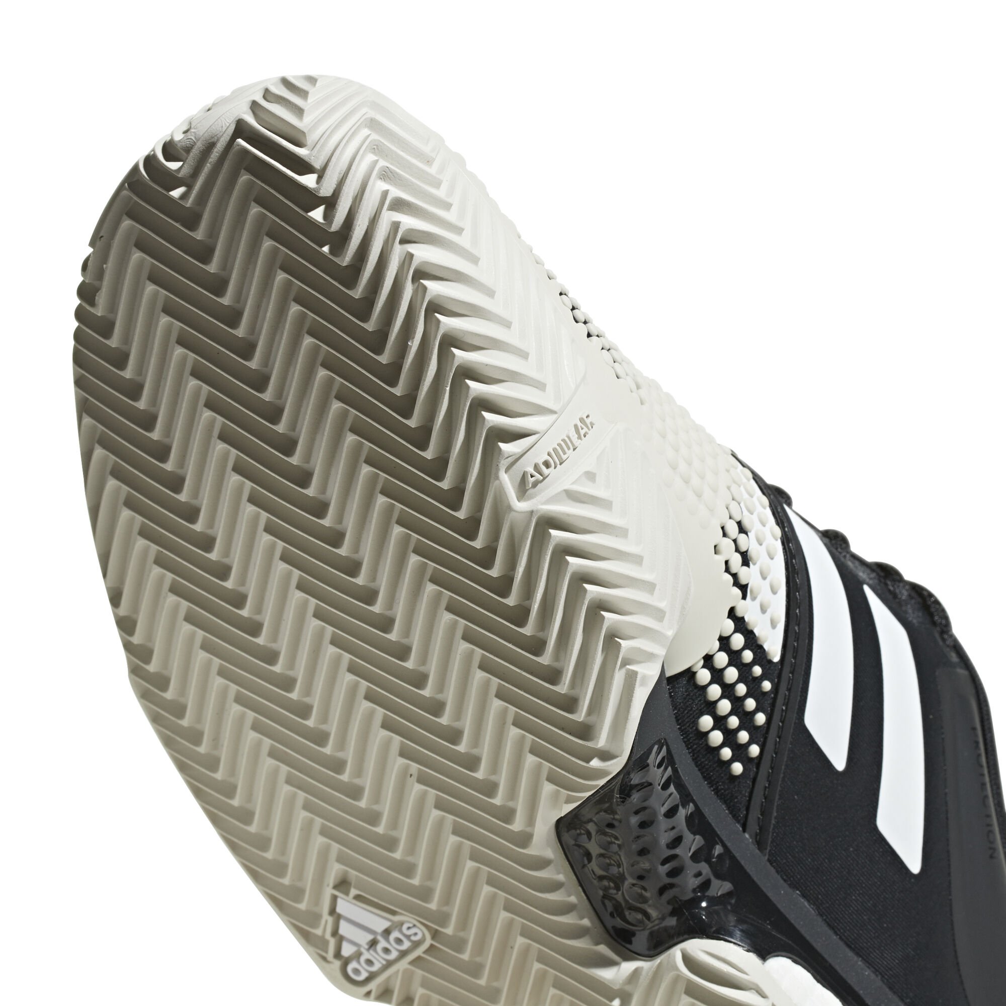 SoleCourt Boost Clay Gravelschoen Dames Zwart Wit