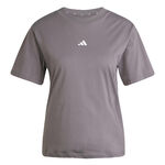 adidas Kleding adidas Small Logo T-shirt Dames-Donkergrijs