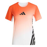 adidas Hardloopshirt adidas Terrex XPR Pro  Hardloopshirt Dames-wit, oranje