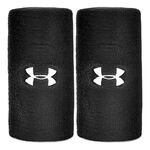 Under Armour Kleding Under Armour 6in Performance Zweetband Verpakking 2 stuks Unisex - zwart, wit