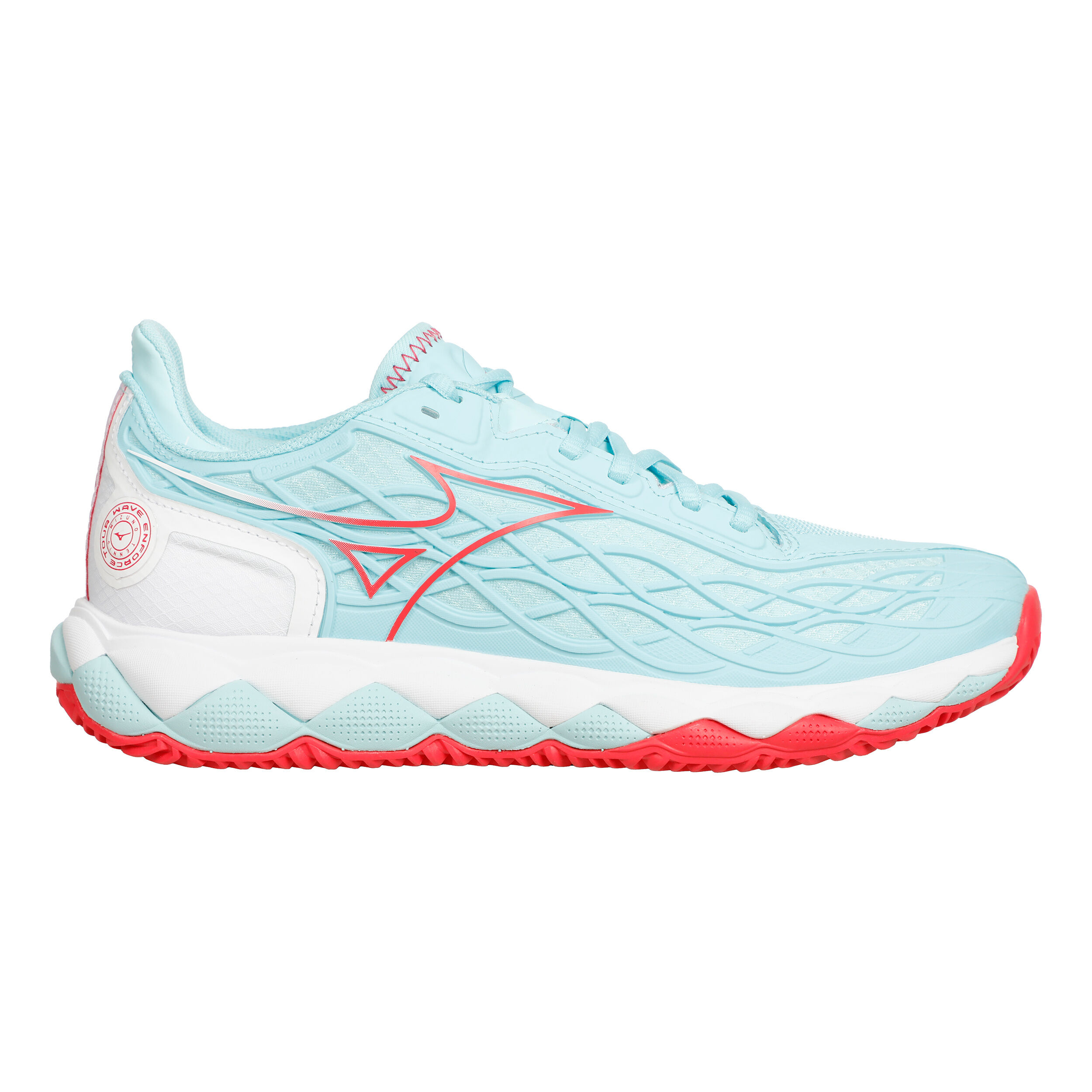 surfing 303 188×52×6.6 Mizuno Wave Enforce Tour Gravelschoen Dames - turkoois