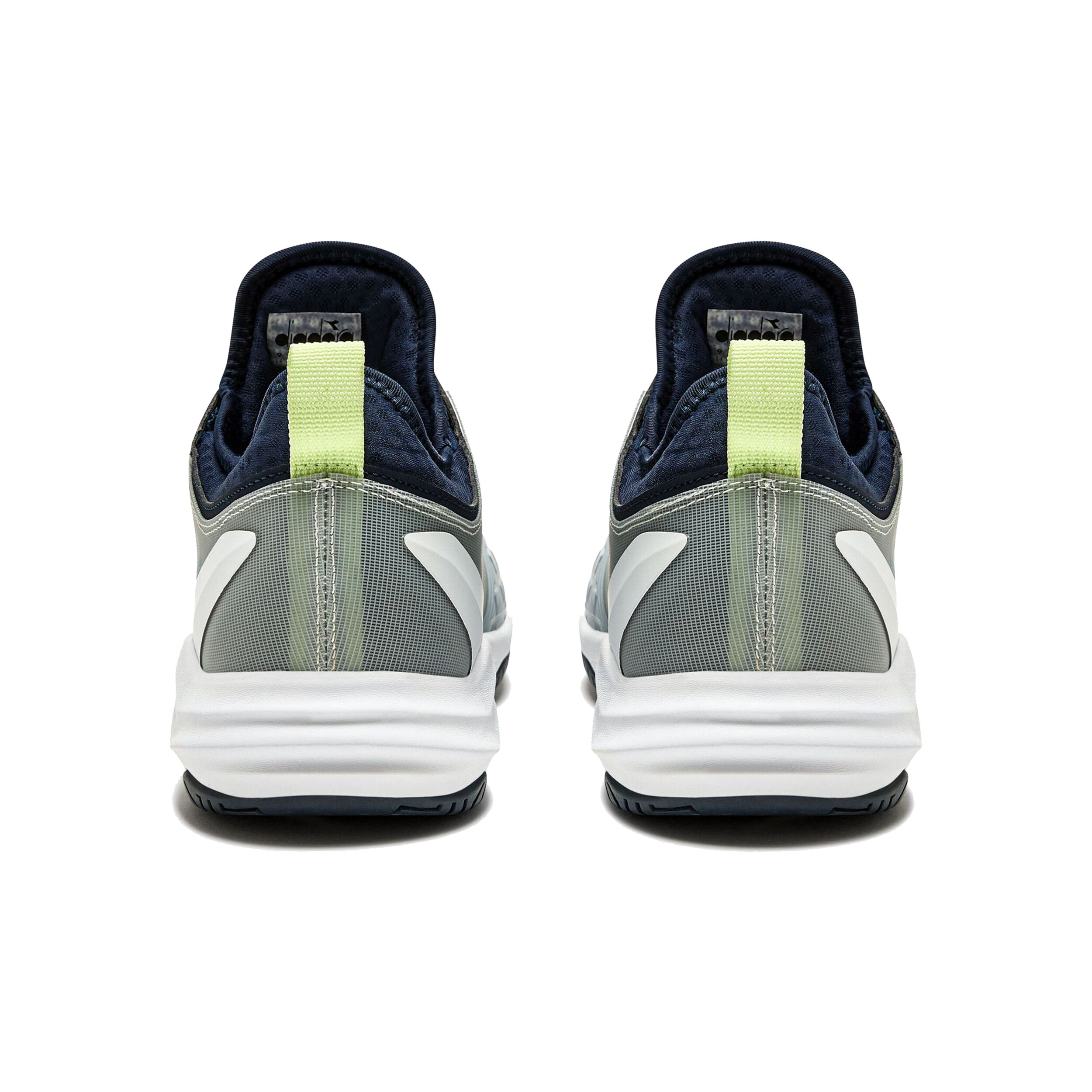 Buy Diadora Speed Blushield Fly 4 Allcourt Schoen Heren Grijs Blauw online Tennis Point NL