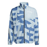 adidas Kleding adidas Terrex MT Wind Hardloopjas Heren-Lichtblauw,Blauw-grijs