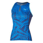 Mizuno Kleding Mizuno Mugen Printed Tanktop Dames-Blauw