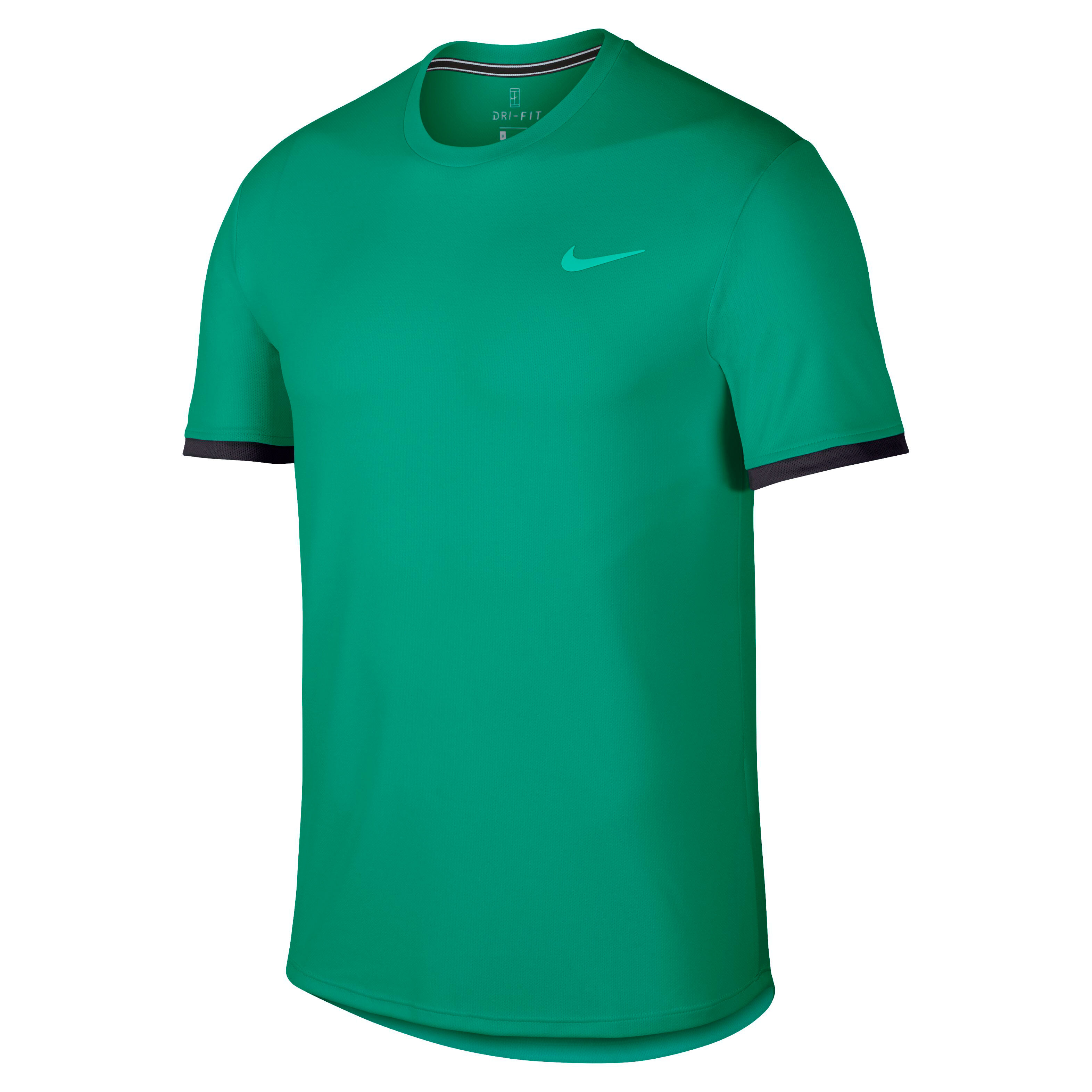 Buy Nike Court Dry T shirt Heren Groen Donkerblauw online