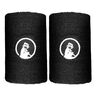 Long Zweetband Verpakking 2 Stuks-Zwart
