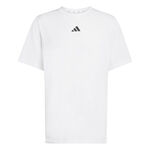 adidas Tenniskleding adidas D4T Essentials T-shirt Heren-wit