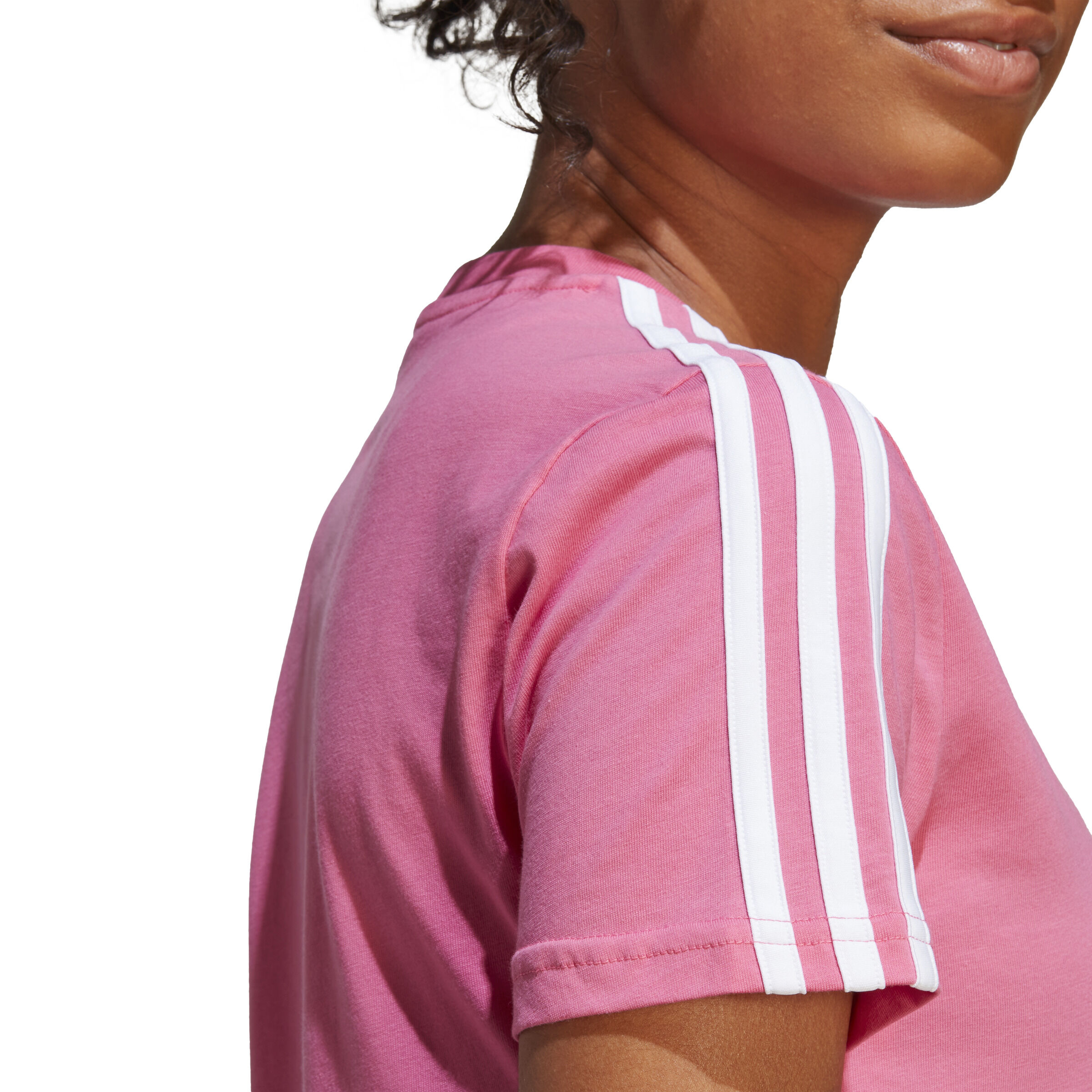 Adidas t shirt damen rosa best sale