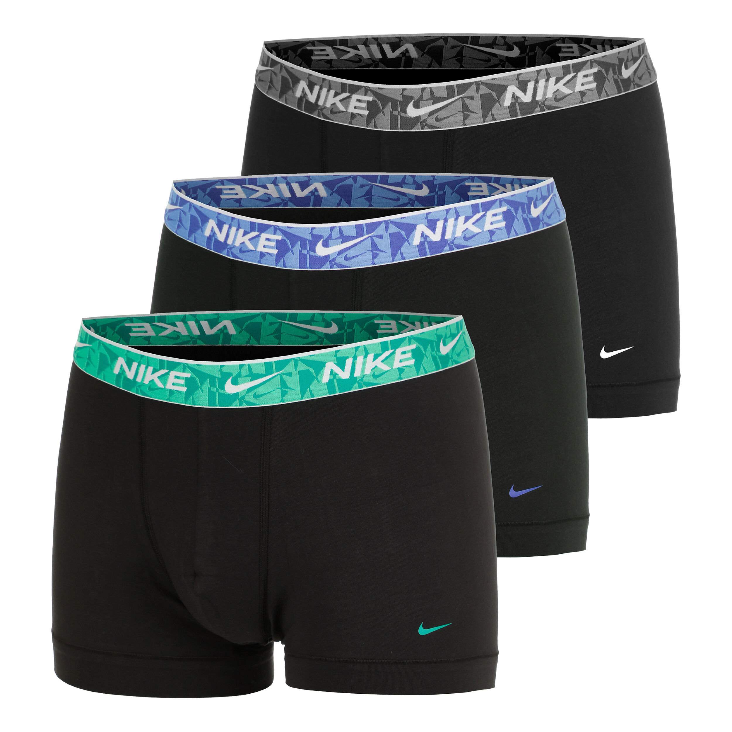 Everyday Cotton Stretch Trunk Boxershort Verpakking 3 Stuks Heren Veelkleurig