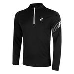 ASICS Kleding ASICS Icon 1/2 Zip Hardloopshirt Heren-Zwart