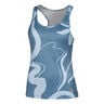 Mila Tanktop Dames-Blaugrau,Lichtblauw