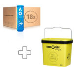 Dunlop 18 x Australian Open 4 PET mit Balleimer eckig