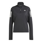 adidas Kleding adidas Own The Run B Half-Zip Longsleeve Dames-Zwart