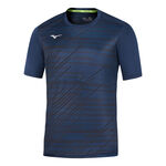 Mizuno T-shirt Mizuno Team Chiba T-shirt Heren-donkerblauw