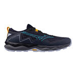 Mizuno Hardloopschoenen Mizuno Wave Daichi 9 GTX Trailschoen Heren-Donkerblauw,Blauw